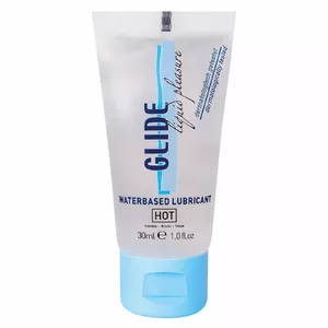 Lubrikants hot Glide Pleasure 30ml Natural — ūdens bāzes intīmais lubrikants, 30 ml