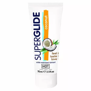 Лубрикант Hot Edibles Superglide 75 мл Кокос — водорастворимый, 75 мл