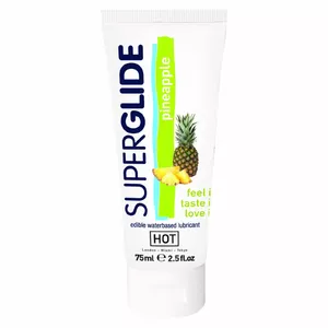 Personal Lubricant hot Superglide 75 ml — Pineapple flavor, water-based