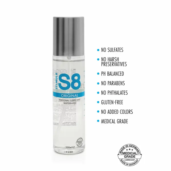 STIMUL8 S8 250 ml ūdens bāzes lubrikants Photo 2