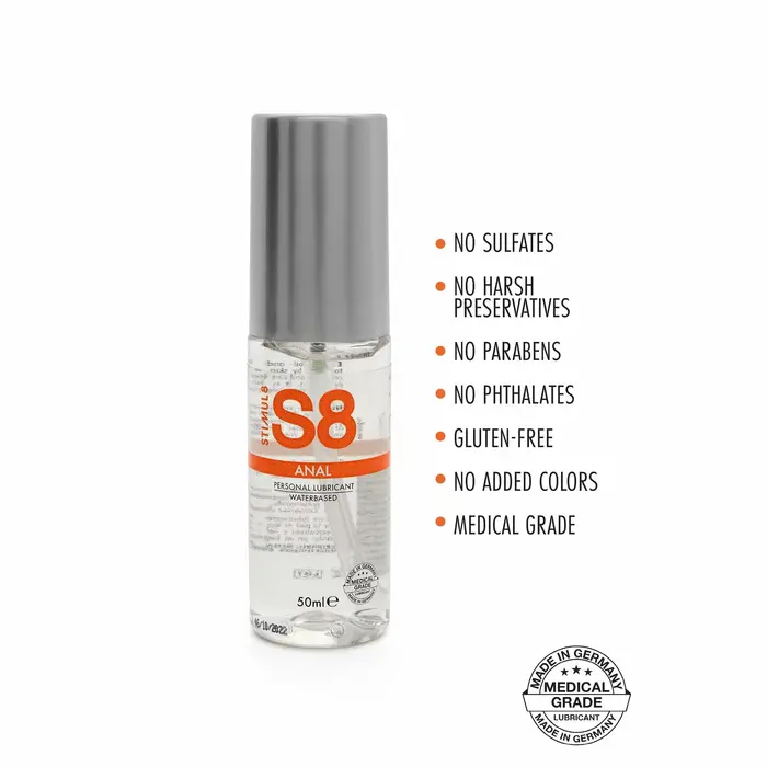 Anālais lubrikants STIMUL8 S8 50 ml Photo 2