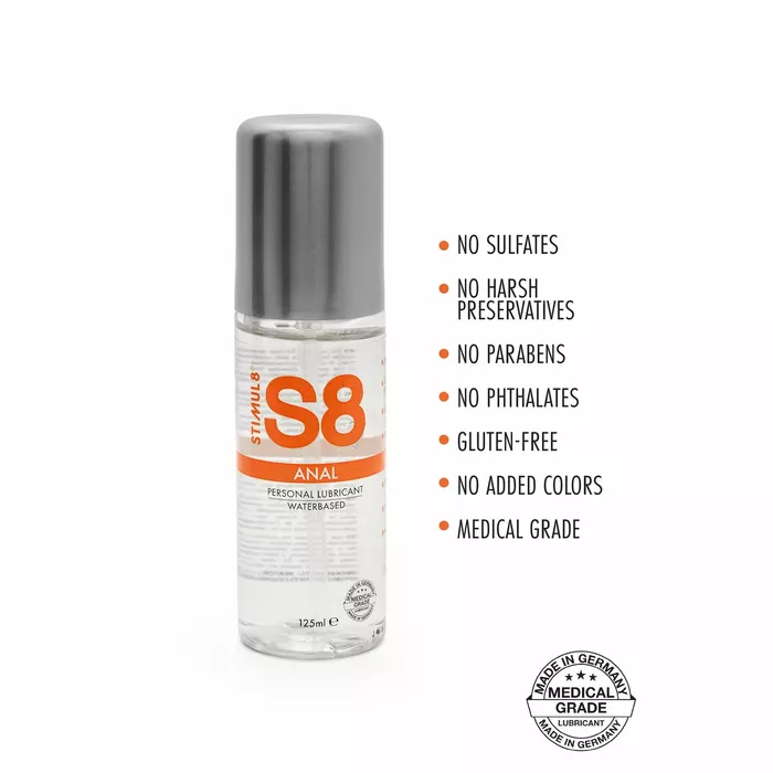 Anālais lubrikants STIMUL8 S8 125 ml Photo 2
