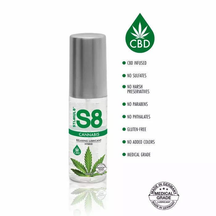 STIMUL8 S8 Cannabis Hybrid lubrikants 50 ml Photo 2