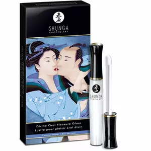 SHUNGA DIVINE ORAL PLEASURE LIPGLOSS COCO WATER lūpu spīdums 10 ml