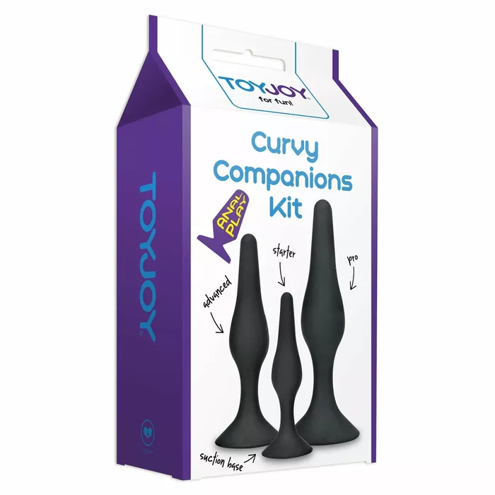Набор анальных плагов TOYJOY Curvy Companions Photo 2