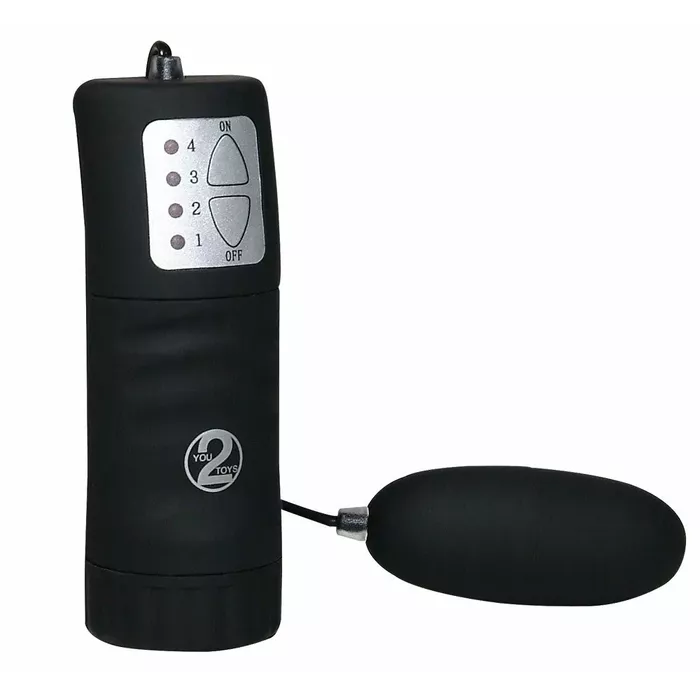 Bullet vibrator You2Toys Velvet Black Ø 2.5 cm Photo 2