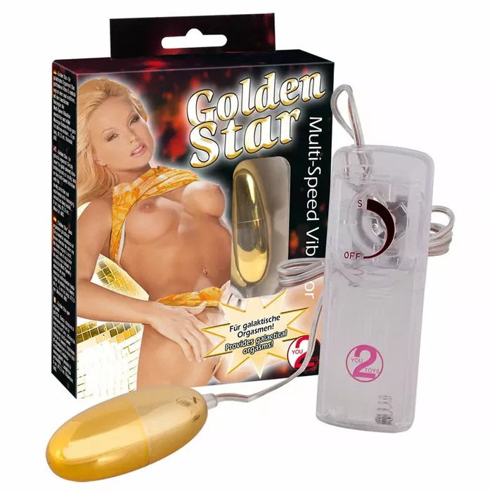 You2Toys Golden Star вибро-пуля — 6 см, Ø 2,5 см Photo 5