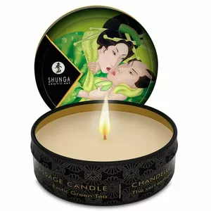 MINI CARESS BY CANDLELIGHT MASSAGE CANDLE  EXOTIC GREEN TEA