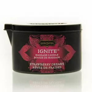 KAMASUTRA Strawberry Dreams Masāžas svece 170 g