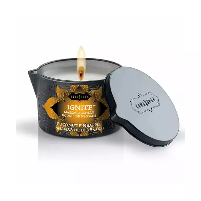 Masāžas svece KAMASUTRA Tropical Handle 170 g Photo 4
