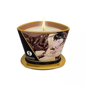 Masāžas svece SHUNGA Mini Caress by Candelight Aphrodisiac Roses, 170 ml, vegāniska, bez glutēna un parabēniem