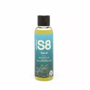 S8 Massage Oil 125ml French Plum & Egyptian Cotton 125