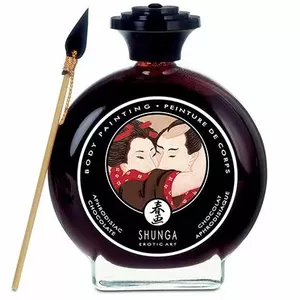 SHUNGA BODY PAINTING CHOCOLATE