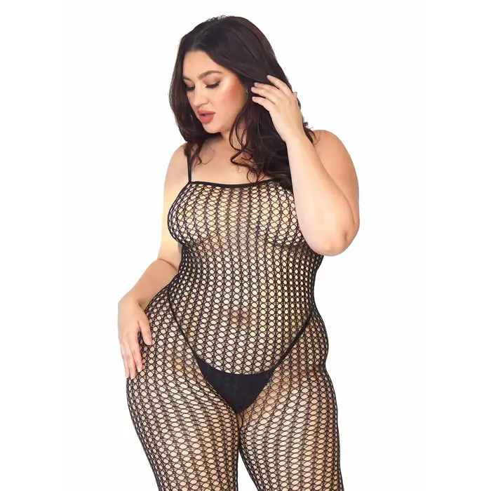 Bodystocking LEG AVENUE Crochet Black Photo 3