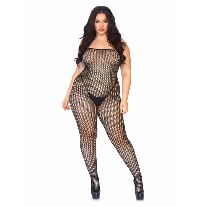 Bodystocking LEG AVENUE Crochet Black Photo 4