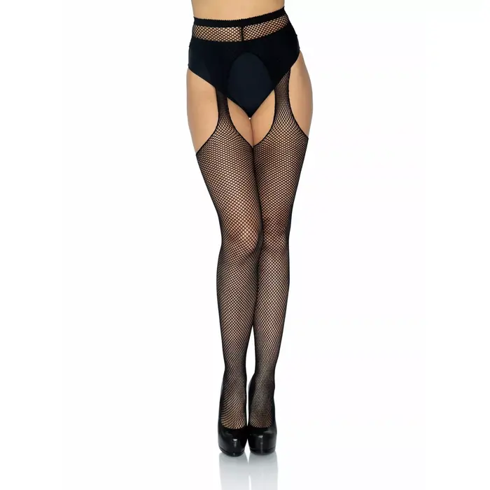 Zeķubikses Leg Avenue Mesh Pants ar Plus atverēm Photo 3
