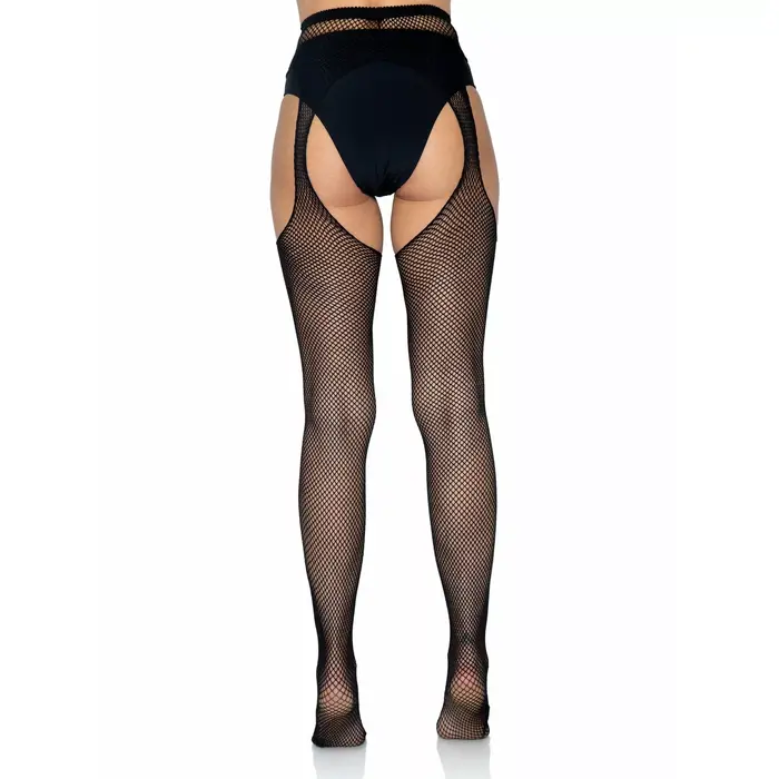 Zeķubikses Leg Avenue Mesh Pants ar Plus atverēm Photo 6