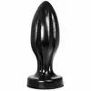 Anal plug all black AB87 — 21 cm, 8 mm Photo 2