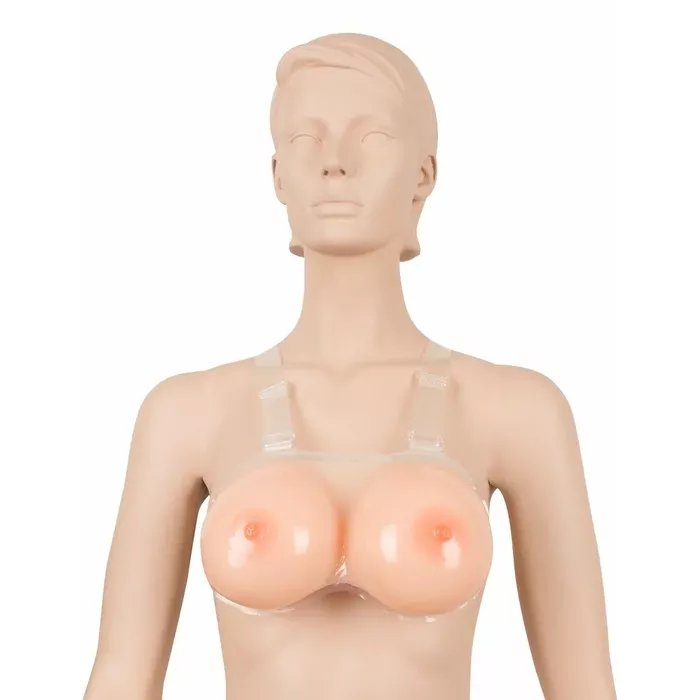 Cottelli Collection Breasts with Straps — silicone body accessory Photo 5