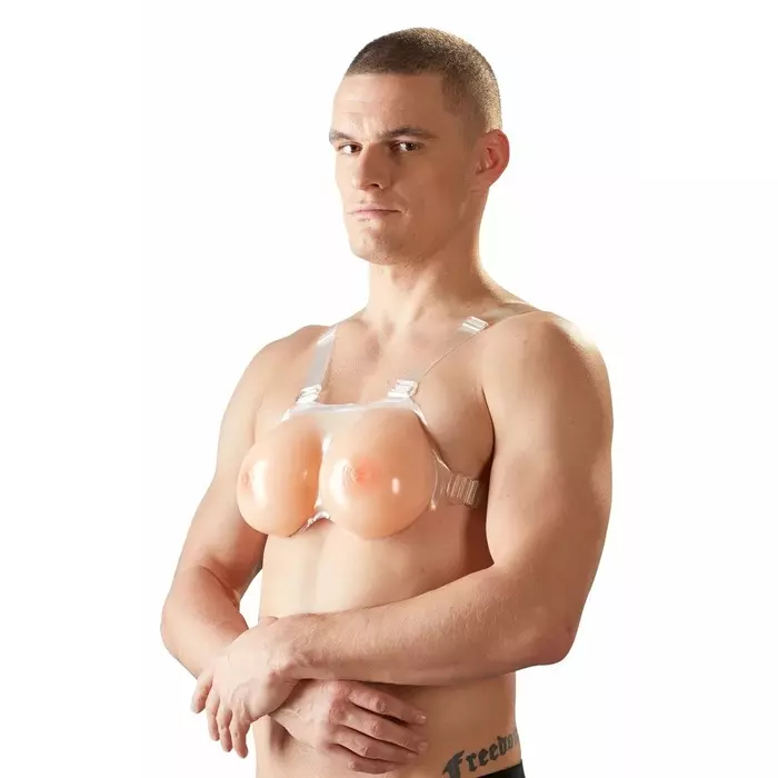 Cottelli Collection Breasts with Straps — silicone body accessory Photo 6