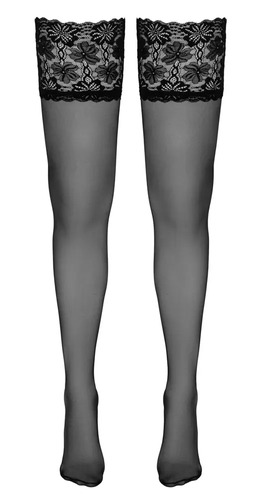 Hold-up stockings Cottelli Collection — 20 den, lace top Photo 7