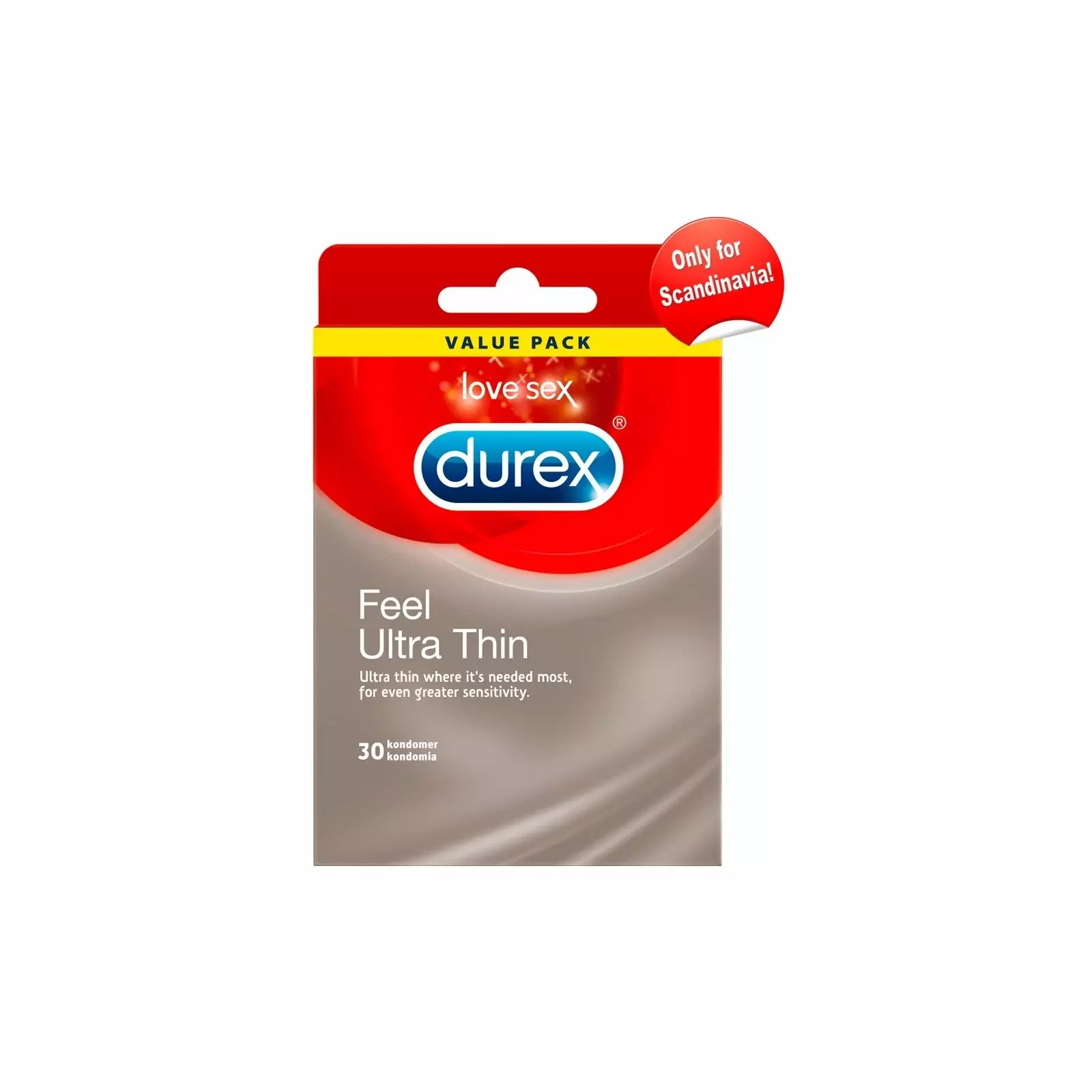 Durex Feel Ultra Thin 30 - Ультратонкие презервативы Photo 1