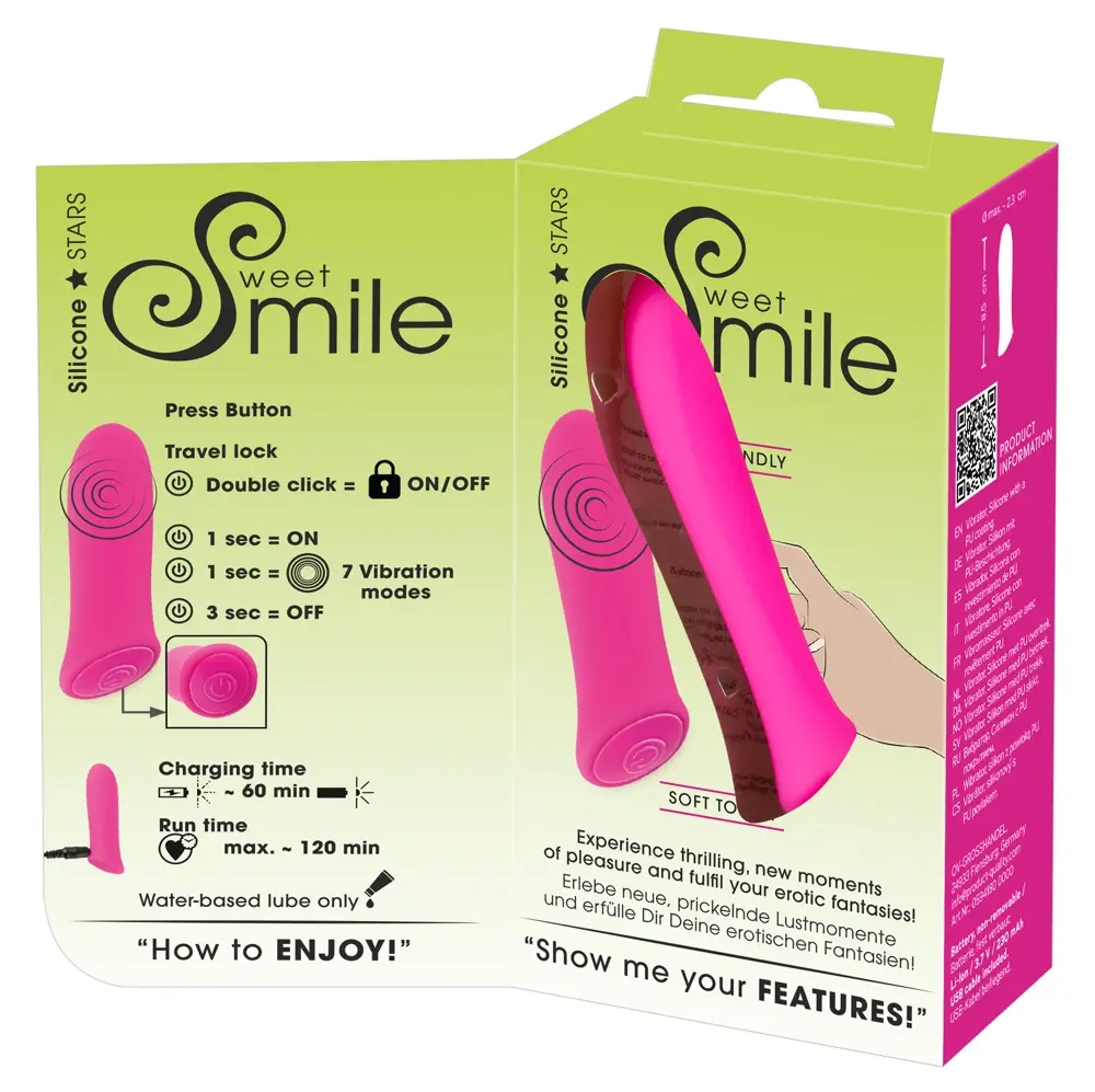 Vibrators sweet smile Rechargeable Power — 7 režīmi Photo 15