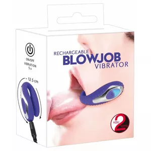 Vibrators You2Toys Blow Job Vibe — silikons, garums 12,5 cm, diametrs 1–2,3 cm, violets