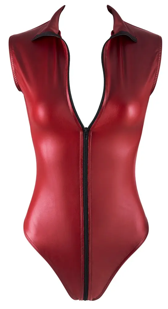 Body Cottelli Collection — augsta apkakle, priekšējais divvirzienu rāvējslēdzējs, XL Photo 15