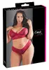 Комплект Cottelli Collection Бра и красные трусики 3XL Photo 6