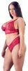 Комплект Cottelli Collection Бра и красные трусики 3XL Photo 8
