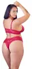 Комплект Cottelli Collection Бра и красные трусики 3XL Photo 10
