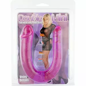 SEVENCREATIONS DOUBLE MINI TWIN HEAD JELLY PENIS DONG