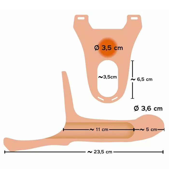 You2Toys Silicone Strap-On +5cm medium Photo 7