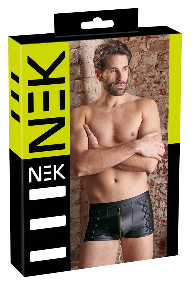 NEK vīriešu biksītes M — melnas, bronzas rāvējslēdzējs Photo 9