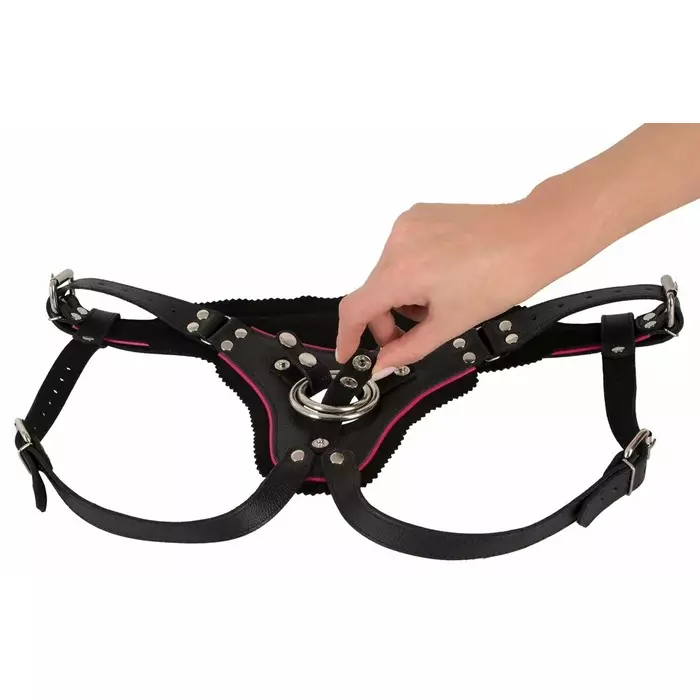 ZADO Leather String Strap-on harness S-L Photo 4