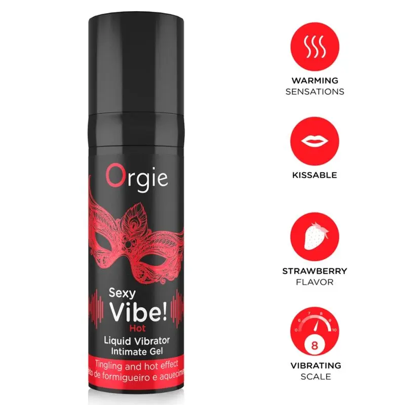 Orgie Sexy Vibe! Hot 15 мл — жидкий афродизиак Photo 2
