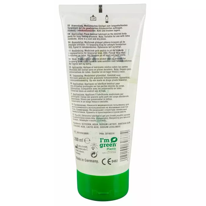 Anal lubricant gel just glide Bio Anal 200 ml Photo 2