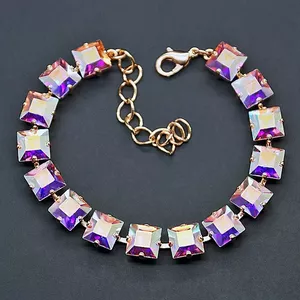 Bracelet "Princess (Aurore Boreale)" with Swarovski™ crystals