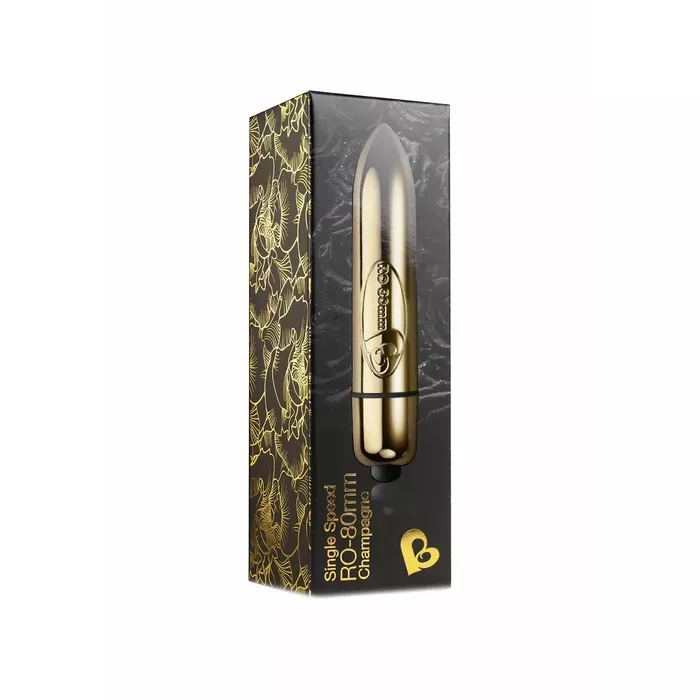 Vibrējošā bullets rocks off RO-80 Champagne Golden Photo 2