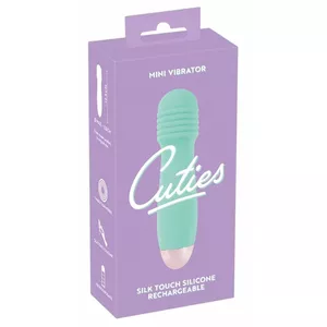 Mini vibrators You2Toys Cuties Mini — silikons, uzlādējams, 7 vibrācijas režīmi, ūdensizturīgs, 12,5 cm, Ø 2,3–3 cm, zaļš