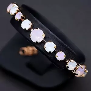 Bracelet "Classic II (Rose Water Opal)" with crystals from Swarovski™