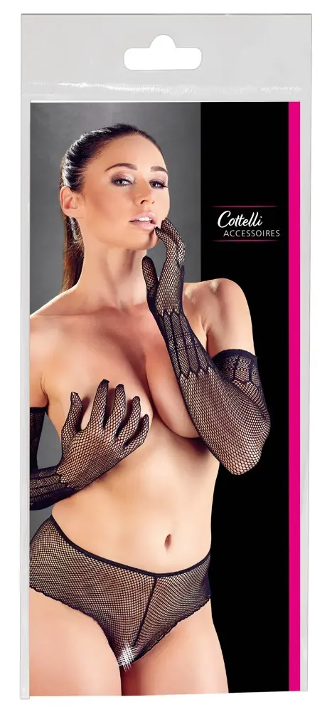 Сетчатые перчатки Cottelli Collection S-L Photo 5