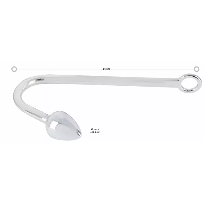 You2Toys metāla bondažas āķis — alumīnija plug 24 cm Photo 5