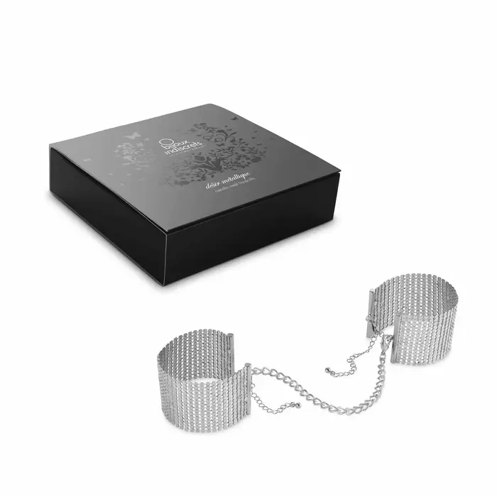 Handcuffs BIJOUX B-0143 golden metal mesh Photo 3