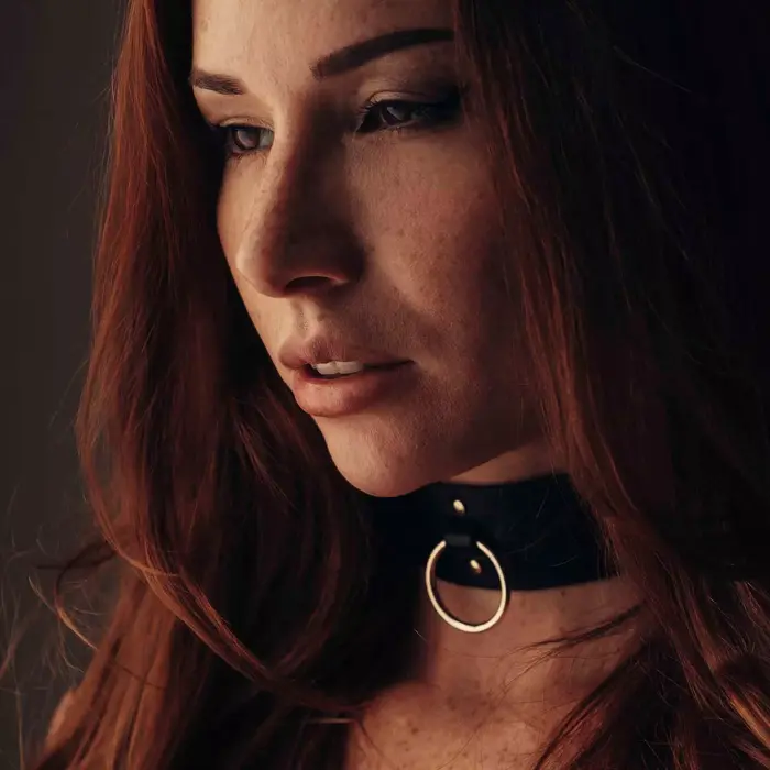 Ожерелье BIJOUX Maze — черное женское с ремешком Photo 3