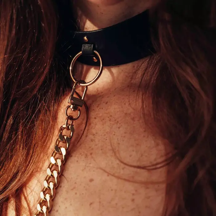 Ожерелье BIJOUX Maze — черное женское с ремешком Photo 5