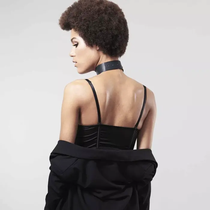 Ожерелье BIJOUX Maze — черное женское с ремешком Photo 7