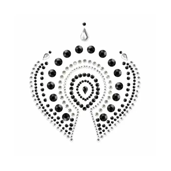 BIJOUX Flamboyant Black & Silver intīmā rotaslieta Photo 3