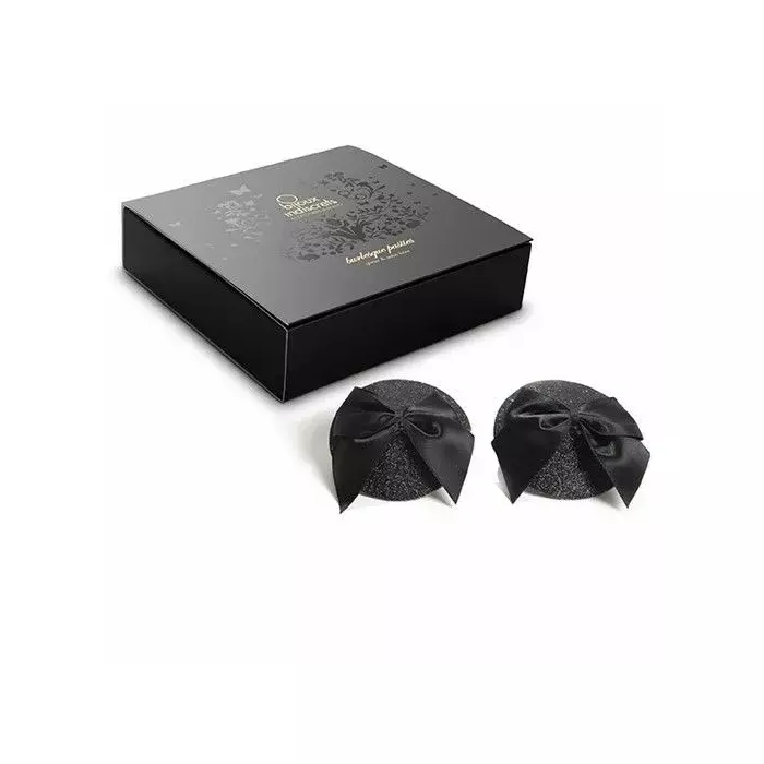 Līmējamās krūšu uzlīmes BIJOUX Burlesque Shiny Photo 4